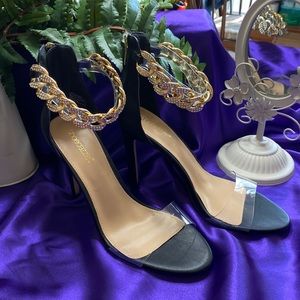 NEW 📌 Shoedazzle Laurin Embellished Heeled Dress Sandal